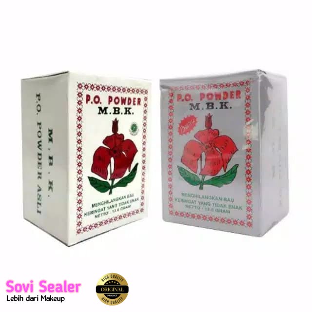 SKIN ORIGINAL P O Powder MBK Bedak Bubuk Deodoran Ketiak Tabur M B K