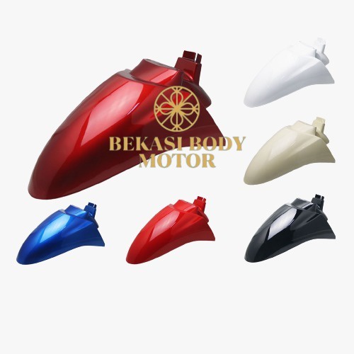 Spakbor Slebor Depan Honda Scoopy FI Lama K16 2013 2014 2015 2016 2019 Hitam Putih Krem Biru Merah M