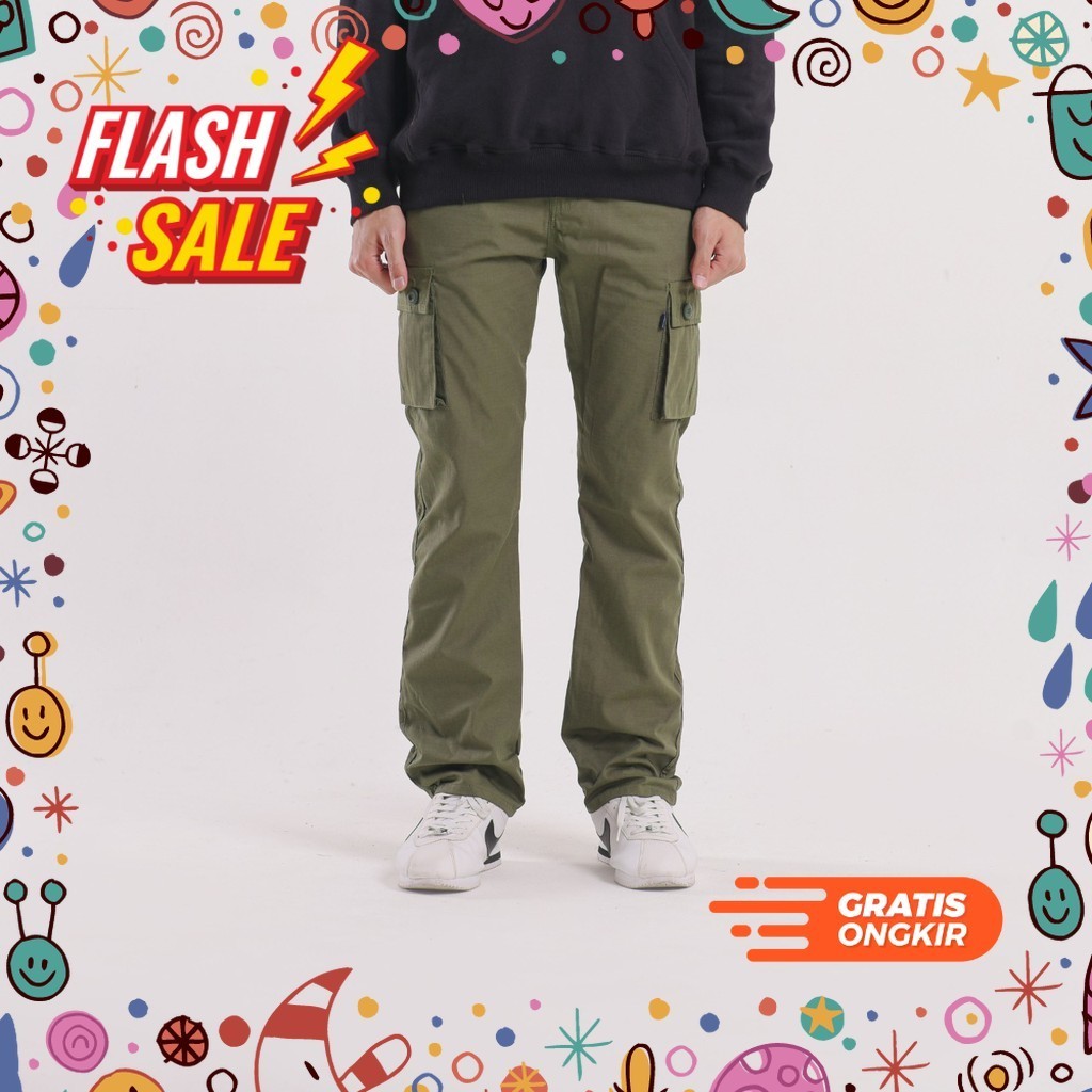 MEGASALE / Hammerstout - Combat Slim Olive - Cargo