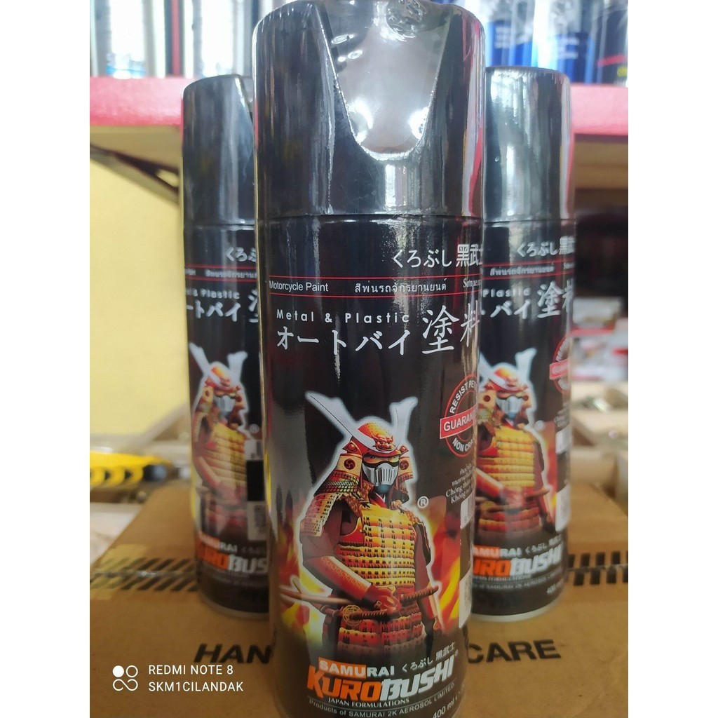 

Pilok/Cat Semprot Samurai Kurobushi Flat Black 29/109