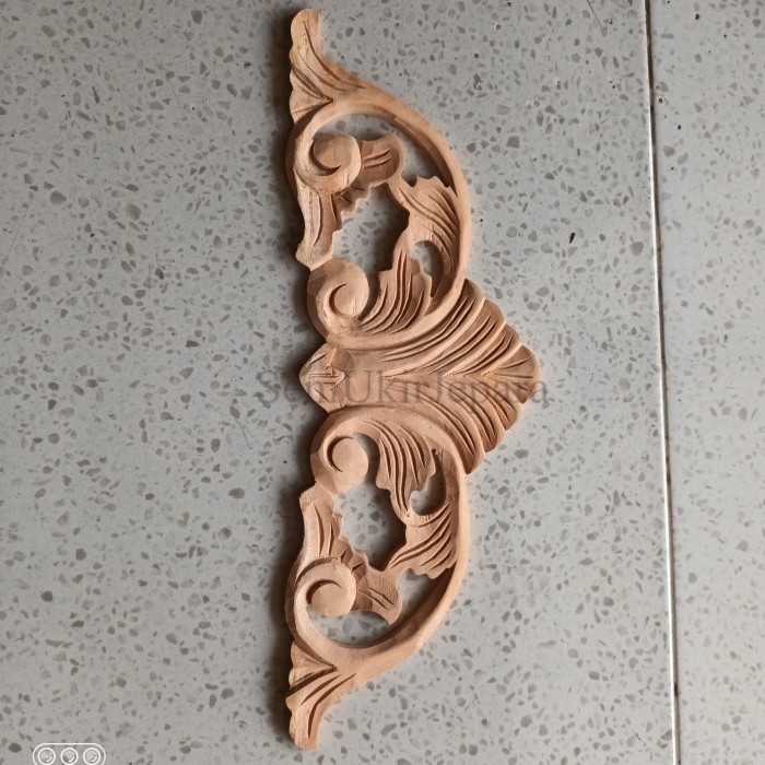 Ukiran Kayu Ornamen Ukir Kayu Mahoni Ornamen Hiasan dinding ukir SU3243
