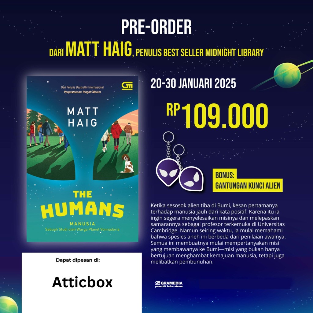 [Self Improvement] The Humans - Matt Haig | Gramedia