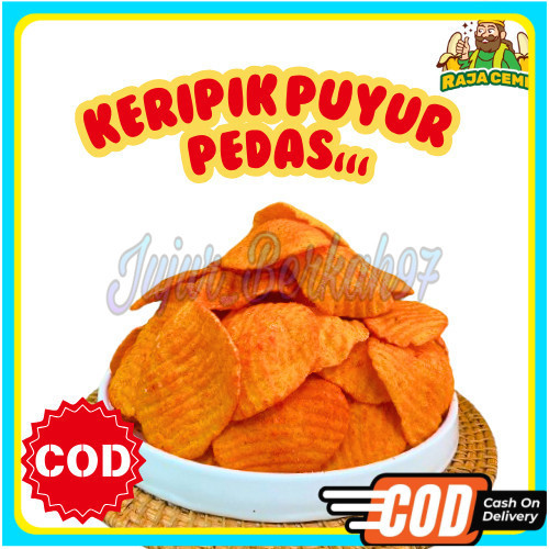 

Keripik Puyur Kerupuk PUYUR Rasa Pedas Gurih Manis 1kg