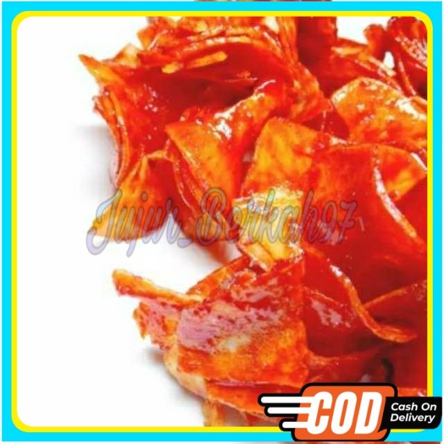 

1kg Keripik singkong doyan balado pedas basah
