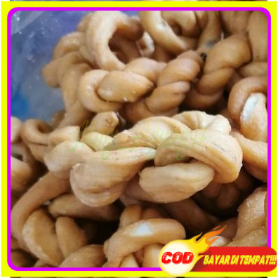 

Pluntir polos 1Kg rasa manis gurih / Plintiran / Untir untir / Kue tambang