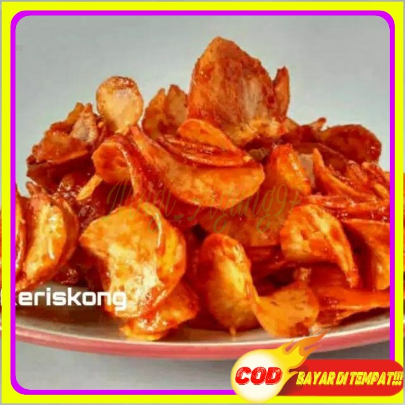 

(termurah) 250gram keripik singkong balado pedas