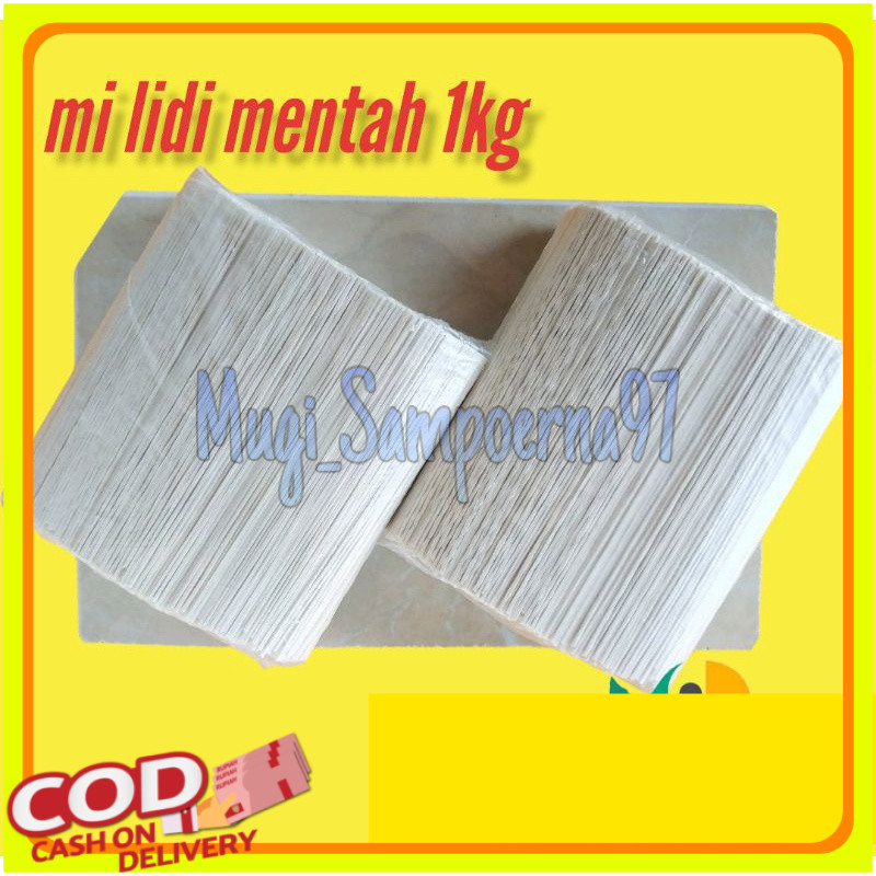 

Mi lidi mentah mie lidi mentah 1kg