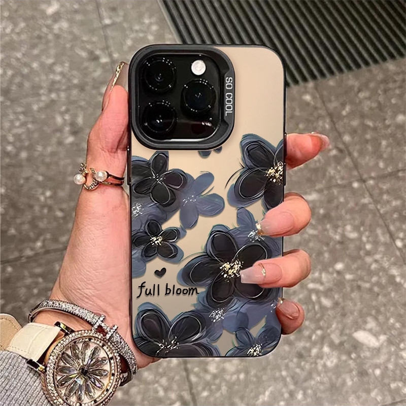 /Suka-Suka/case bunga CASE INS Case Aesthetic Compatible For Iphone 11 13 12 15 14 Pro Max 6 6s 7 8 