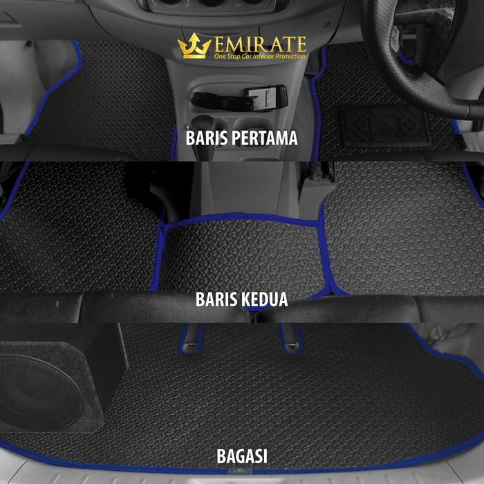 ✨E.SYO✨ - TERBARU Karpet Hive Premium Innova Fullset - Biru, Driver