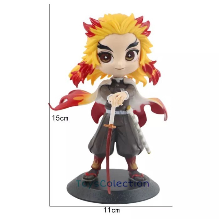 MAXX ACTION FIGURE KIMETSU NO YAIBA DEMON SLAYER TANJIRO Q POSKET - RENGOKU