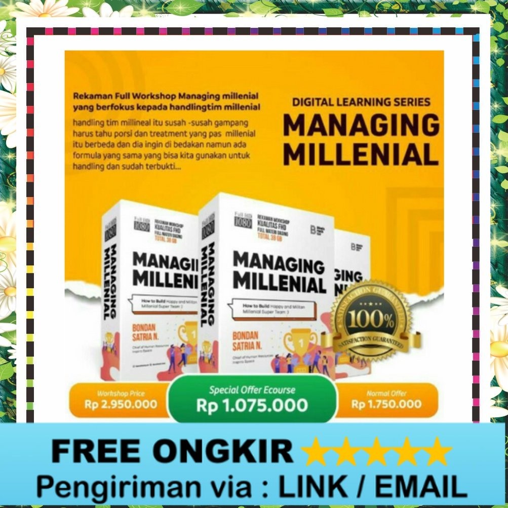 Ecourse - Managing Millenial - Bisnis Hack