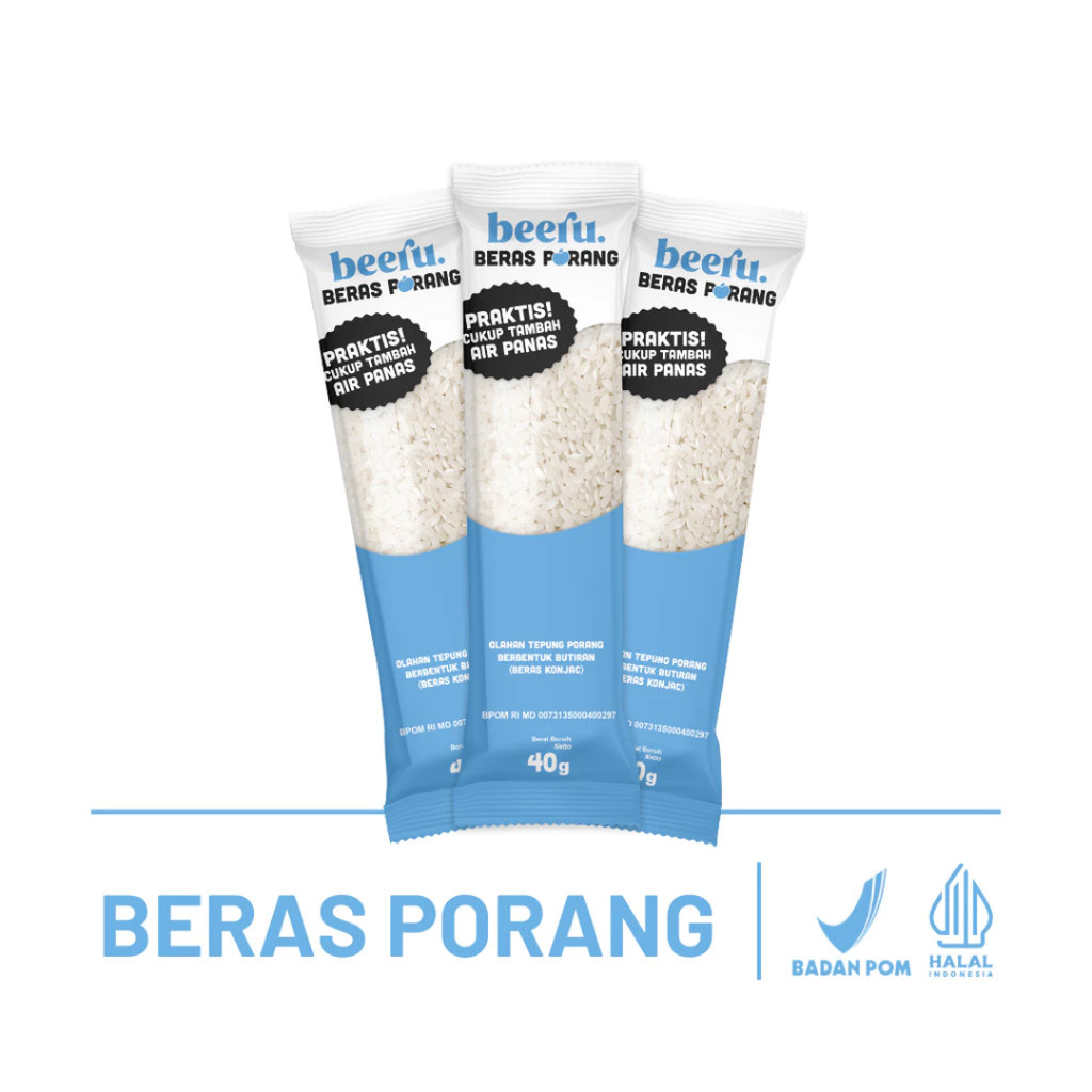 

Beeru Beras Porang Sachet Satuan