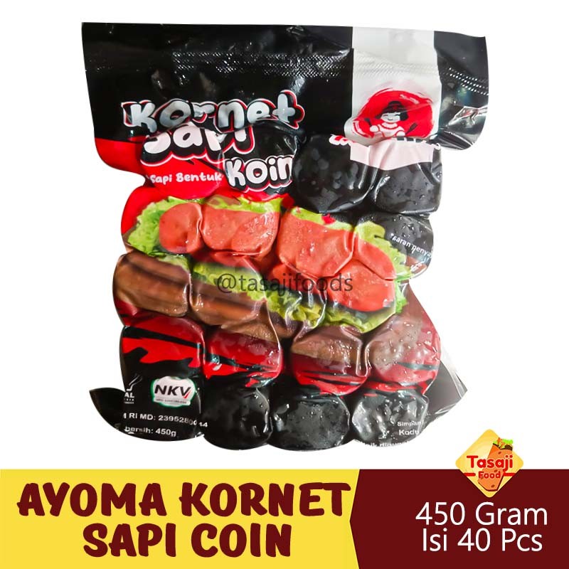 

Ayoma Kornet Sapi Coin Mini Isi 40 Pcs