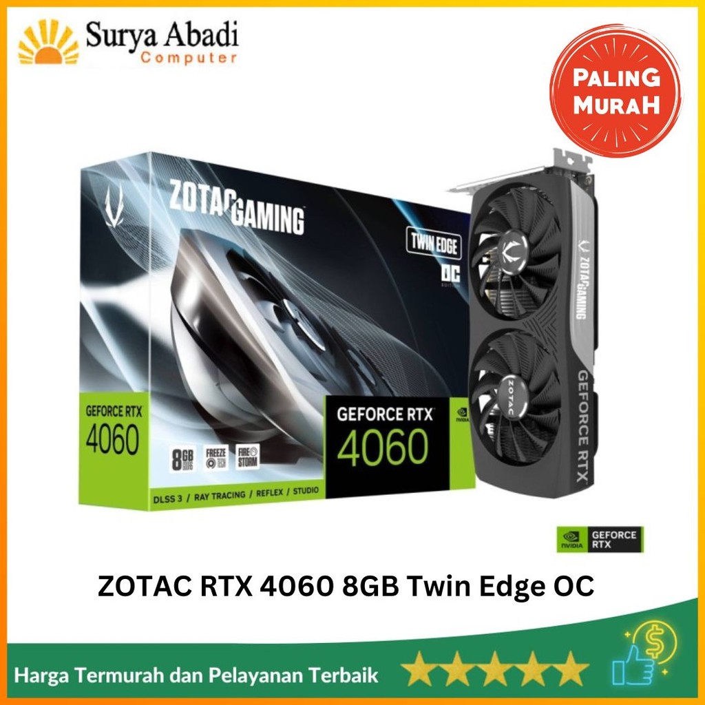ZOTAC GAMING GeForce RTX 4060 8GB Twin Edge OC | VGA RTX 4060