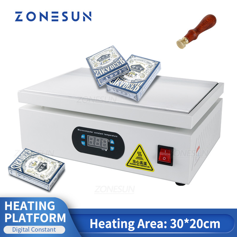 

ZONESUN Cellophane Wrapping Machine Poker Box Cigarettes Perfume Cosmetics BOPP Film PVC Sealable Film Sealing Packaging Machine
