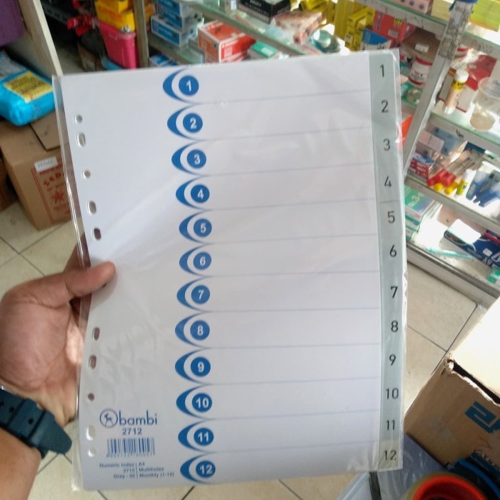 

Divider bambi 2712 / pembatas bambi 1 - 12