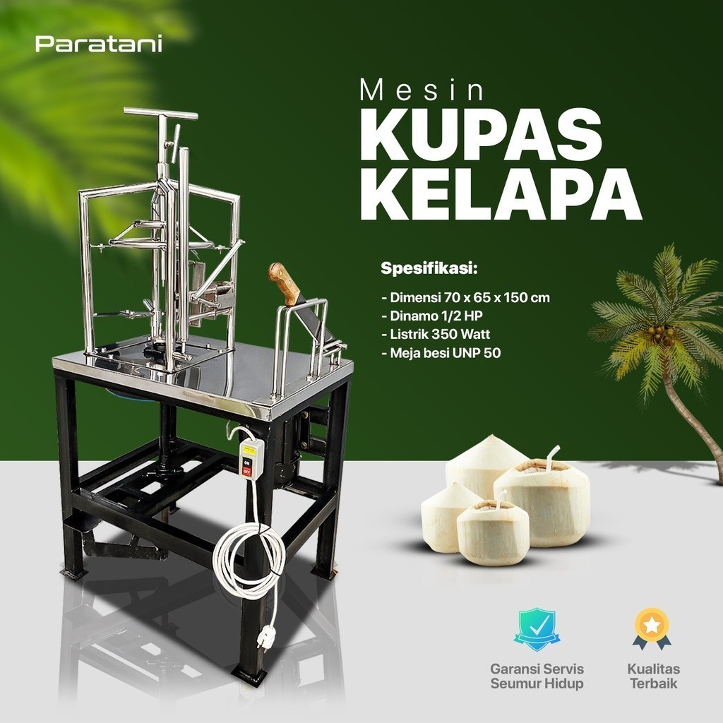 Mesin Kupas Kelapa Muda Pengupas Kulit Degan