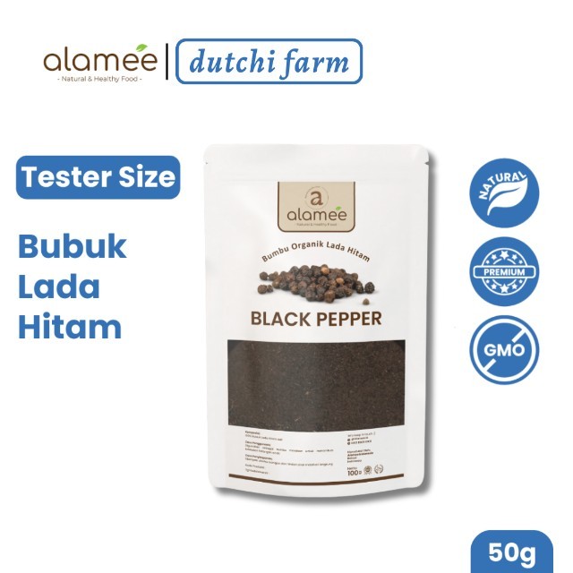 

ALAMEE Blackpepper Powder Lada Hitam Bubuk Black Pepper Bumbu Dapur Instan 50g Dutchi Farm