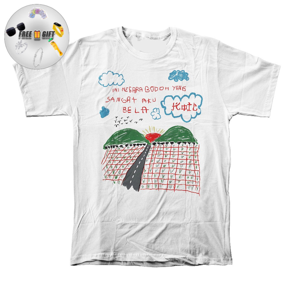 T-Shirt Merchandise Koil - Ini Negara Bodoh | Bootleg Premium kaos costum cotton 24s baju konser uni