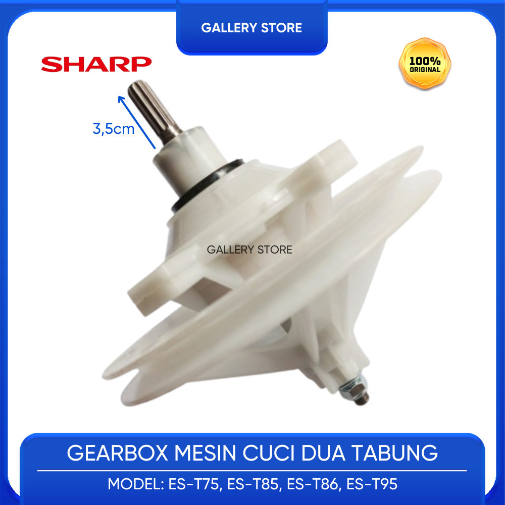 GEARBOX GEAR BOX MESIN CUCI 2 TABUNG SHARP ES-T79SJ ES T79SJ ES-T79