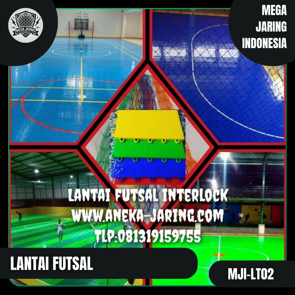Lantai Interlock Lapangan Futsal Badminton Volly Badminton Dll...