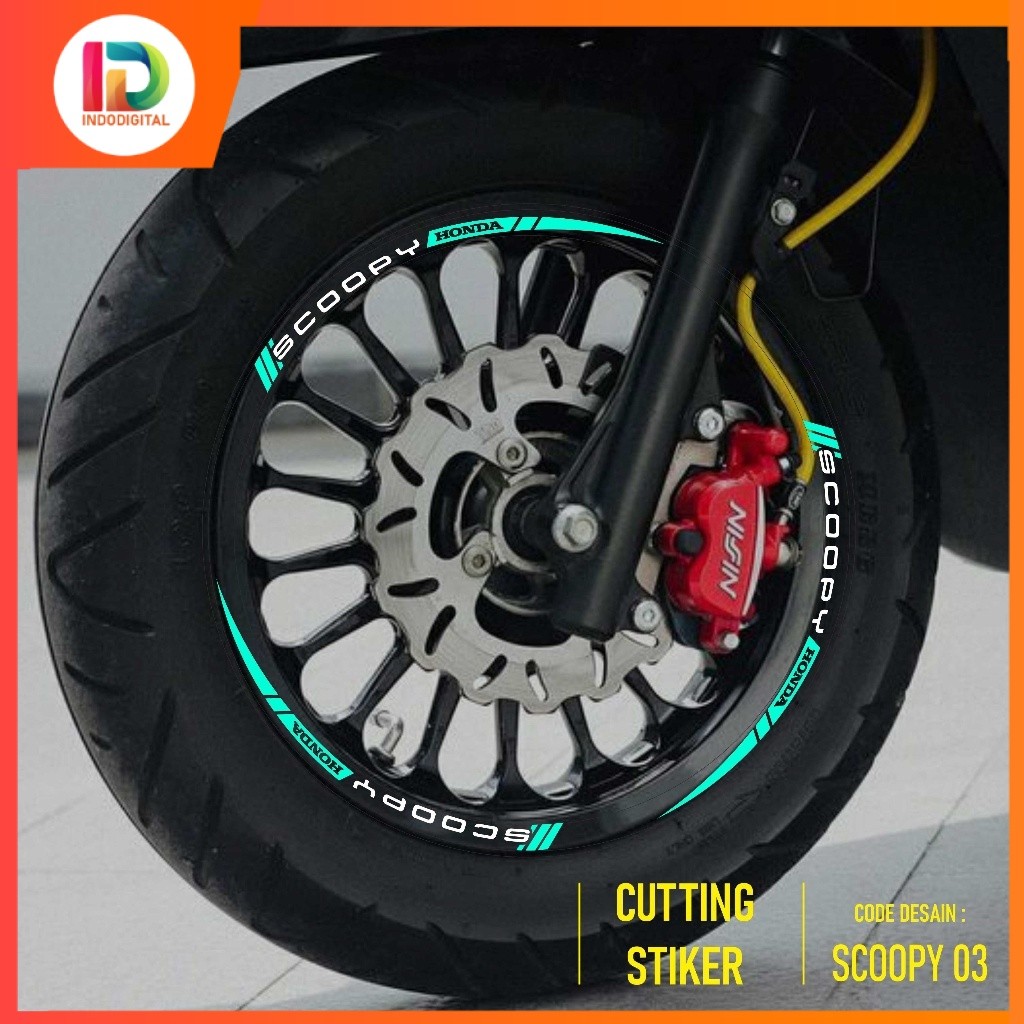 Stiker Cutting Velg Motor Scoopy Ring12 03