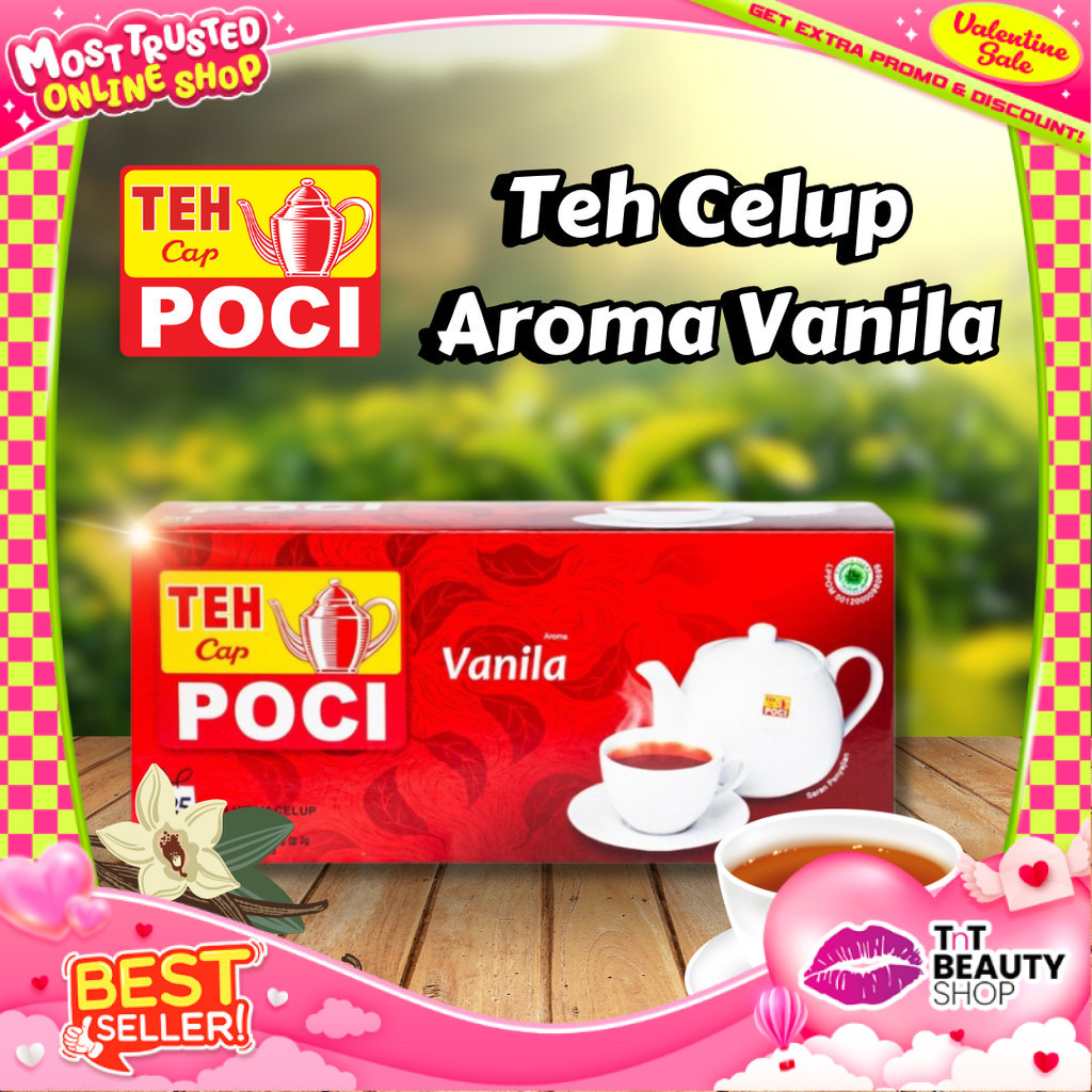 

Teh Celup Cap Poci Aroma Vanilla 25 Bags - Poci - Tea Bag | TnT Beauty Shop