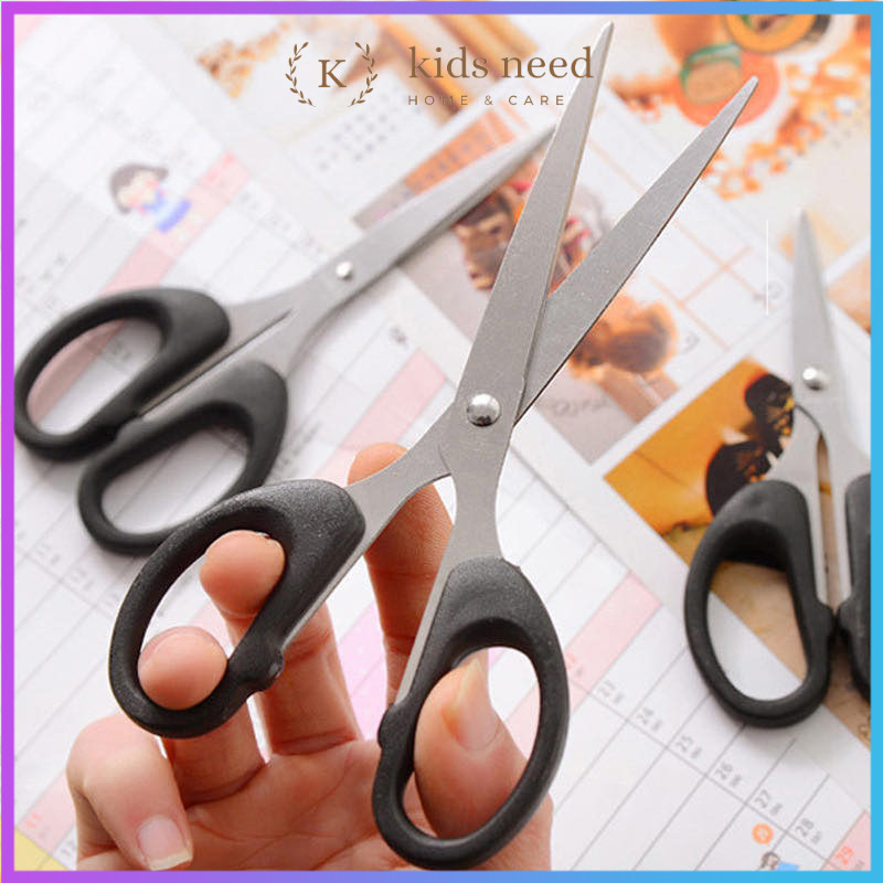 

gunting kertas serbaguna stainless Scissors Besi Ukuran Besar Kecil lurus dan tajam