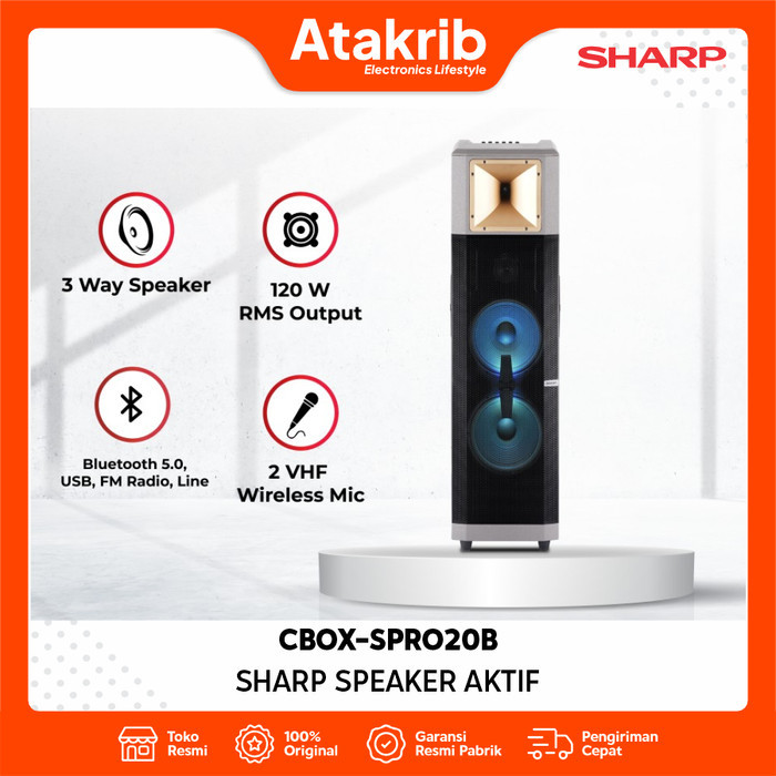 SHARP SPEAKER AKTIF CBOX-SPRO20B | SPRO Series