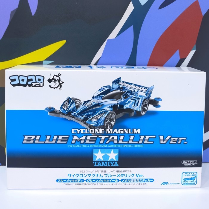 Tamiya 92398 Cyclone Magnum Blue Metallic Coro-Coro Aniki Edition