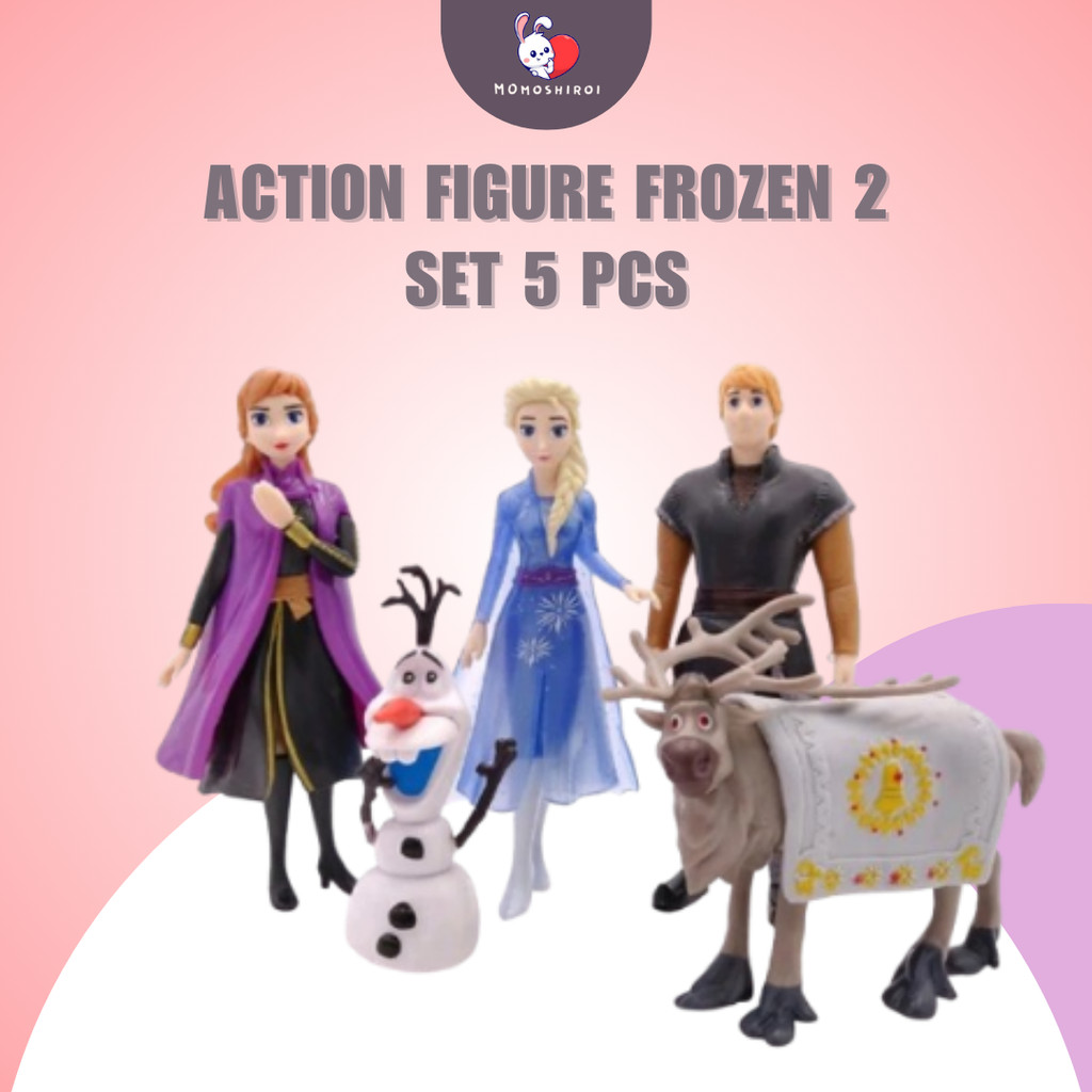 Mainan Anak Action Figure Frozen 2 Hiasan Kue Ulang Tahun