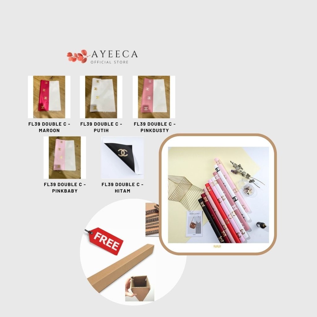

AYEECA - FL39 BRAND Kertas Bunga Paper Buket Motif Cellophane