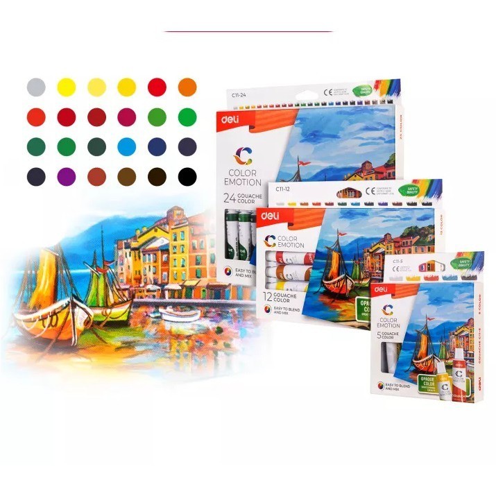 

Cat Air Deli 24 Warna - EC11-24 Deli