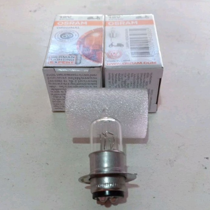Lampu Depan Bohlam Motor K1 Osram 25W / 35W Halogen ASLI 100%
