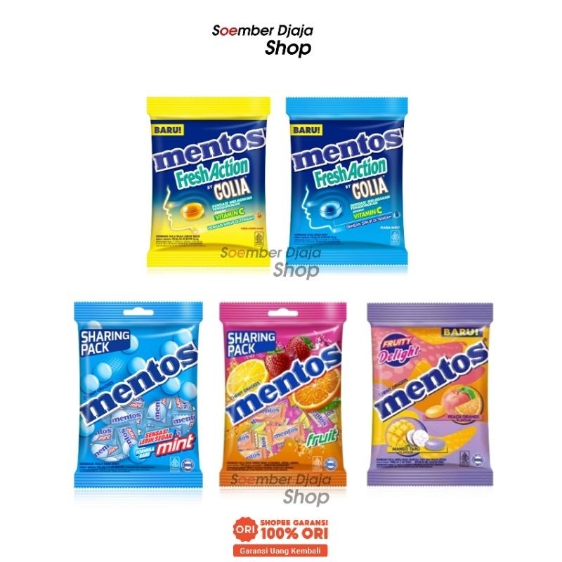 

HM ~ 1 Pack Permen Mentos / Golia Pack - Aneka Rasa