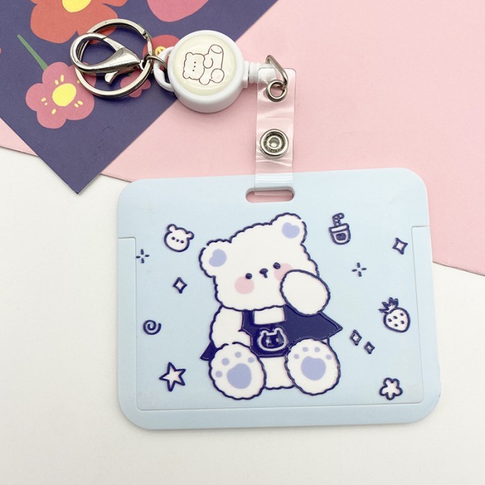 

Hodaal Lanyard id card Yoyo dan kait karakter anime girl and boys - BEAR B