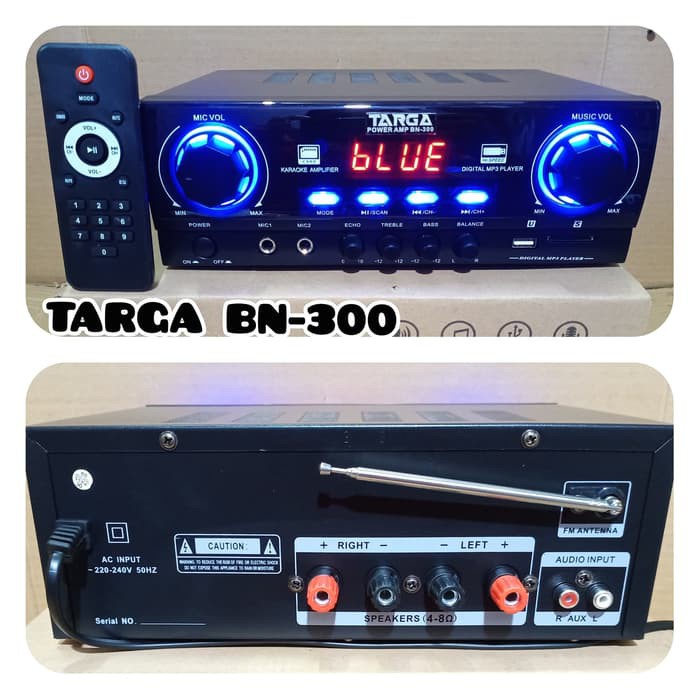 AMPLI KARAUKE TARGA BN 300 DIGITAL AUDIO AMPLIFIER