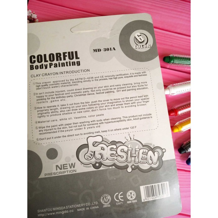 

FACE PAINTING / CRAYON WAJAH - AMAN UNTUK ANAK-ANAK