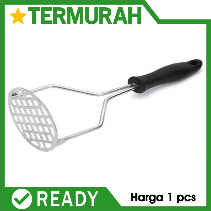 

Alat Press Burger Pisang Potato Masher Penghancur Kentang penumbuk gagamg hitam