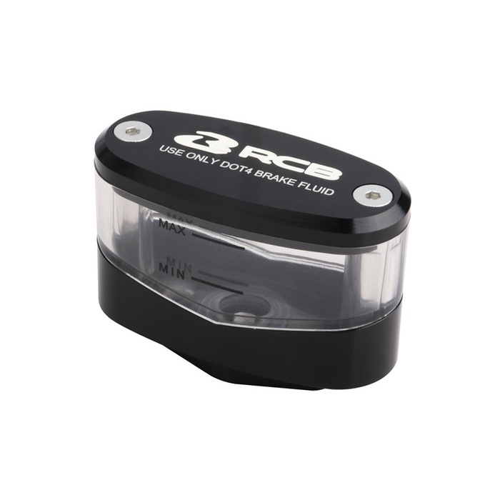 Tabung Minyak Rem RCB Brake Fluid Tank A2 Oval Radial Universal - Hitam