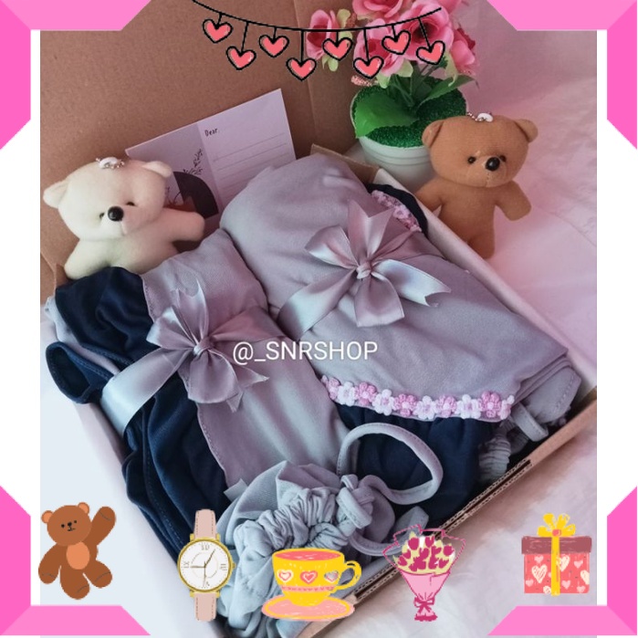 

HAMPERS BAYI ANAK MUDA REMAJA PACAR ISTRI BIKIN ROMANTIS ANNIVERSERY/ Paket Kado Anak Cewek Mukena Premium Lucu murah / ULTAH LAHIRAN WISUDA JADIAN