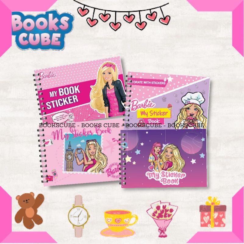 

HAMPERS BAYI ANAK MUDA REMAJA PACAR ISTRI BIKIN ROMANTIS ANNIVERSERY/ Barbie Girls Sticker Book gift Album Stiker Kosong / ULTAH LAHIRAN WISUDA JADIAN