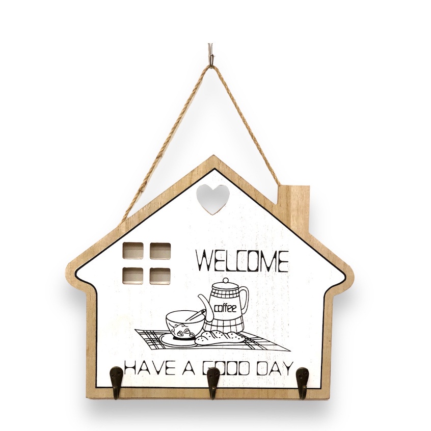 Kapstok Import Kait 3 Gantungan Multifungsi/ Capstock Kait 3 Vintage Aesthetic Welcome Home Dekorasi