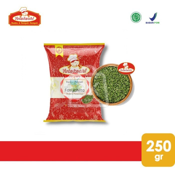 

Parsley Flakes YUTAKACHI / Daun Peterseli Kering (250 gr) - FasyAnita Mart Denpasar