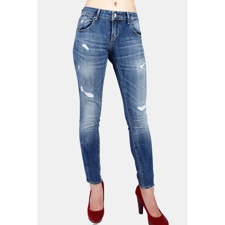 Bodytalk - Celana Jeans Wanita Skinny A1 Series Raw Handmade 43SA1T3ML
