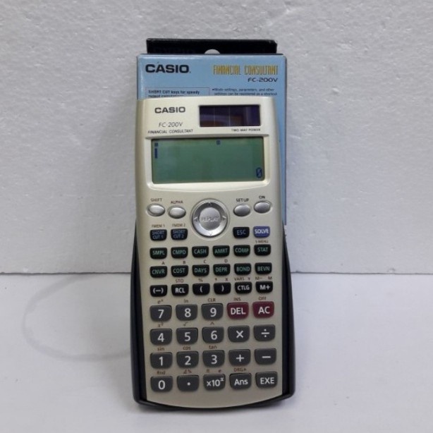 

CASIO FINANCIAL CALCULATOR FC 200 V KALKULATOR KEUANGAN