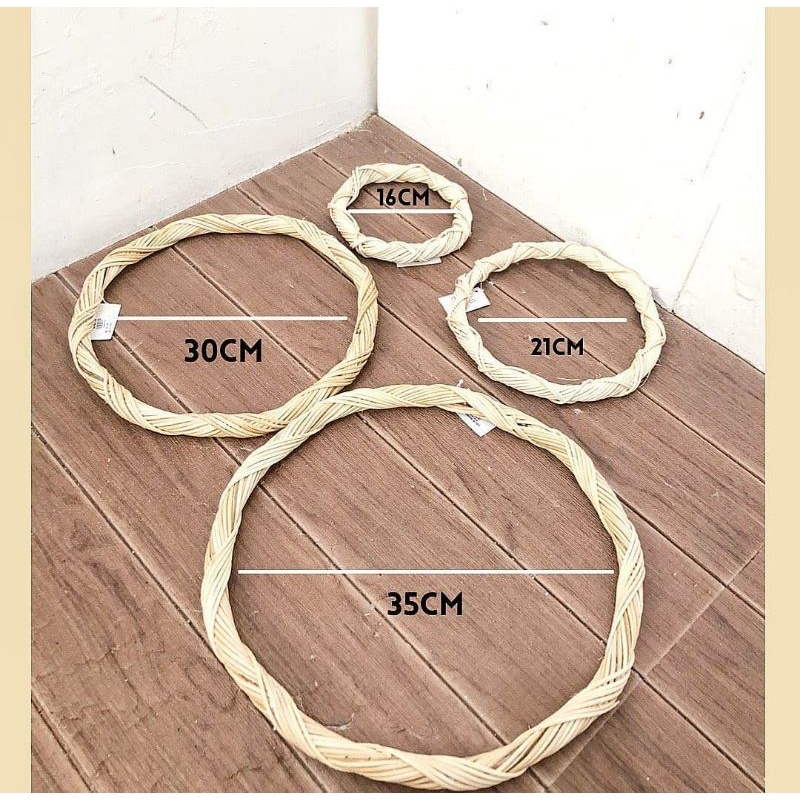 Ring rotan / Ring rustic / dekorasi / backdrop best seller