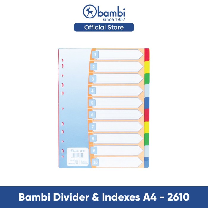 

Bambi Divider & Indexes A4 - 2610