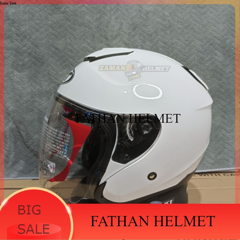 HELM KYT KYOTO Helem KYT kyoto R SOLID 100% ORIGINAL KYT FATHAN HELMET