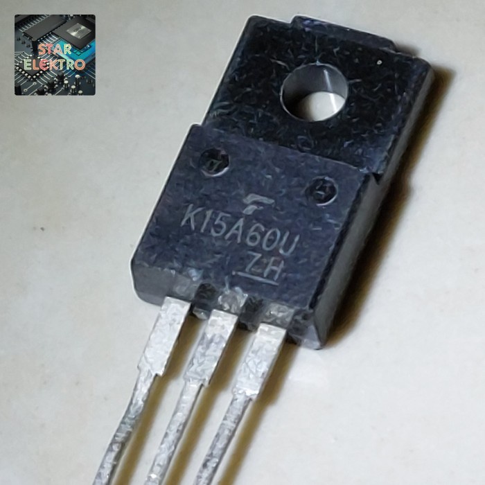 K15A60U K15A60 TK15A60U 15A60 Mosfet N FET Toshiba 15A 600V To-220f